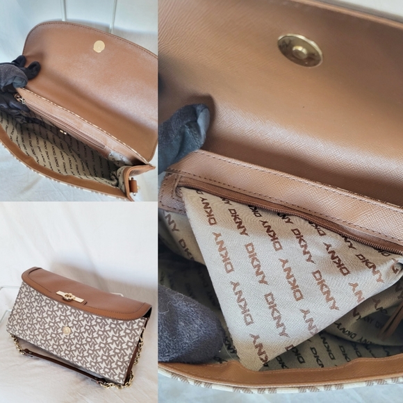 DKNY Brown Gold Purse - Picture 10 of 12